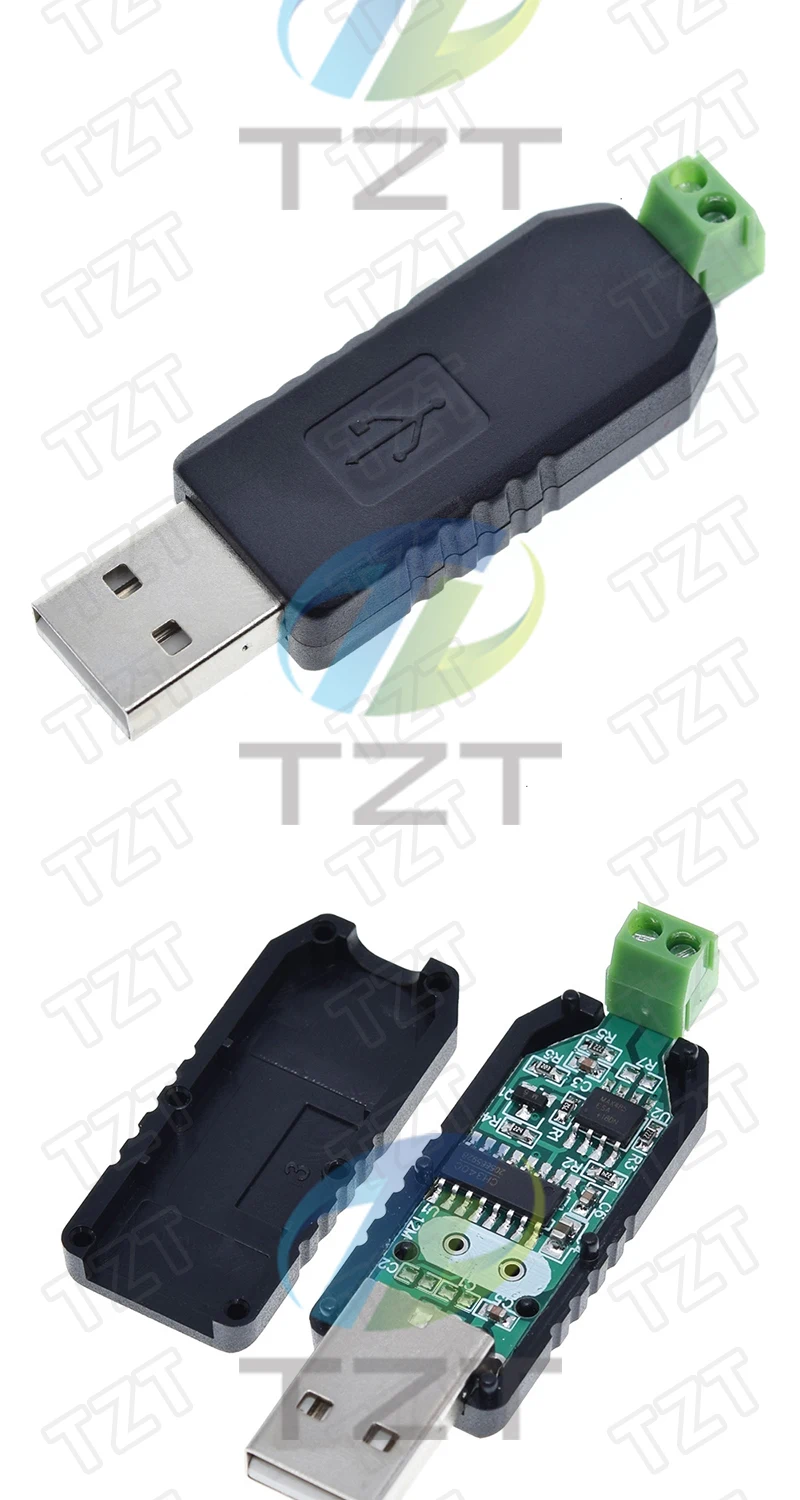 TZT 1/3PCS USB zu RS485 485 Konverter Adapter Unterstützung Win7 XP Vista Linux Mac OS WinCE5.0 – Detail 4