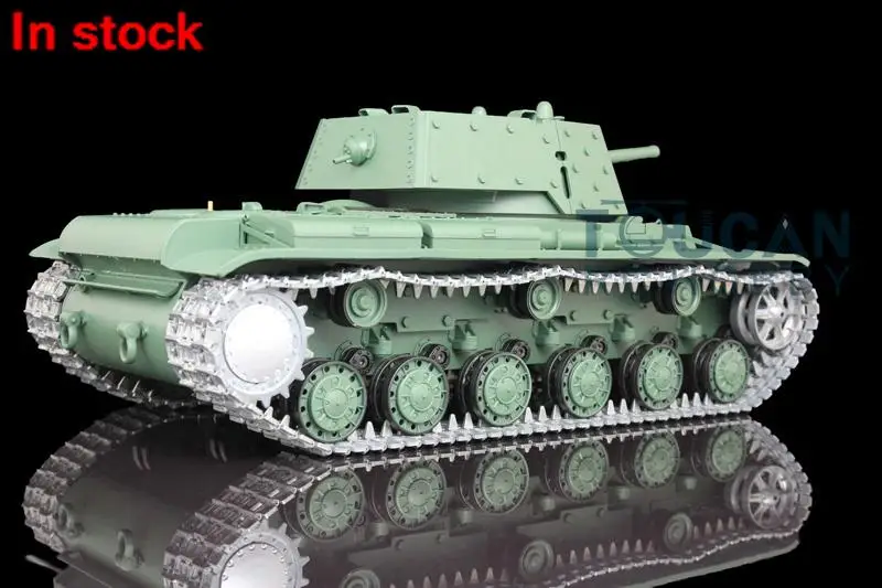 HENG LONG 1/16 Scale 7.0 Upgraded Soviet KV-1 RTR RC Tank 3878 FPV 360° Turret W/ Camera BB Pellets Steel Gearbox Toys TH17466 2