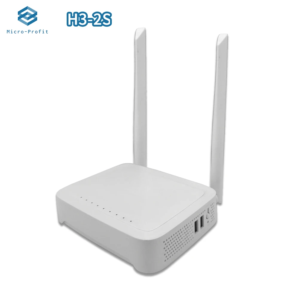 Ftth Gpon Onu Ont H3-2S 4Ge Wlan + 2.4G/5G Dual Band Wifi 5Db Usato Gpon Onus Fibra-Home Router Internet In Fibra Ottica Spedizione Gratuita