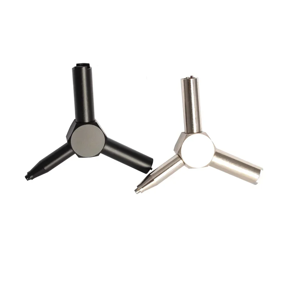 Chiave Triangolare Per Valvola Softair FAZee - Acciaio Inox 3 Forme - Per KSC, WA, GBB, WE, TM, KJW E Altri - Rimozione Valvola Caricatori Gas
