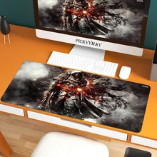 Creed do assassino 80x30cm xl lockedge grande jogo mouse pad computador gamer teclado mouse tapete hiper besta mesa mousepad para pc