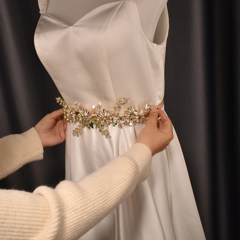 gold sash belt for dress Other