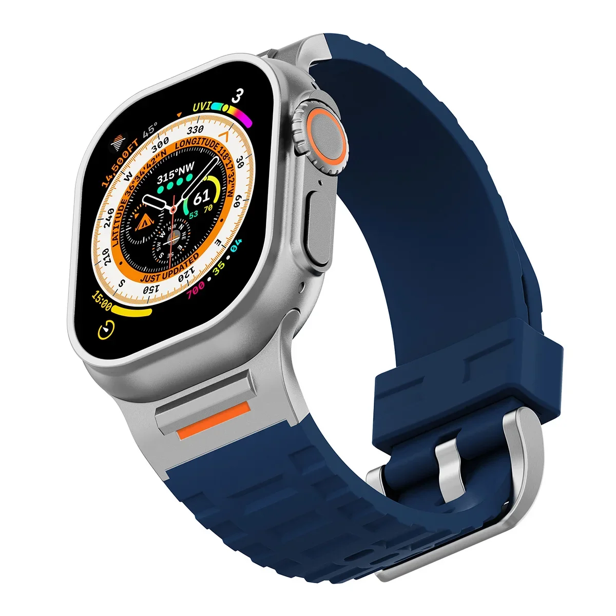 Luxury Sport Silicone Band for Apple Watch - Soft and Stylish Bracelet Strap