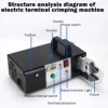 EM6B2 PRO Electric cold terminal crimping machine EM6B2 crimping machine desktop multi-function with Crimping 11 dies 5