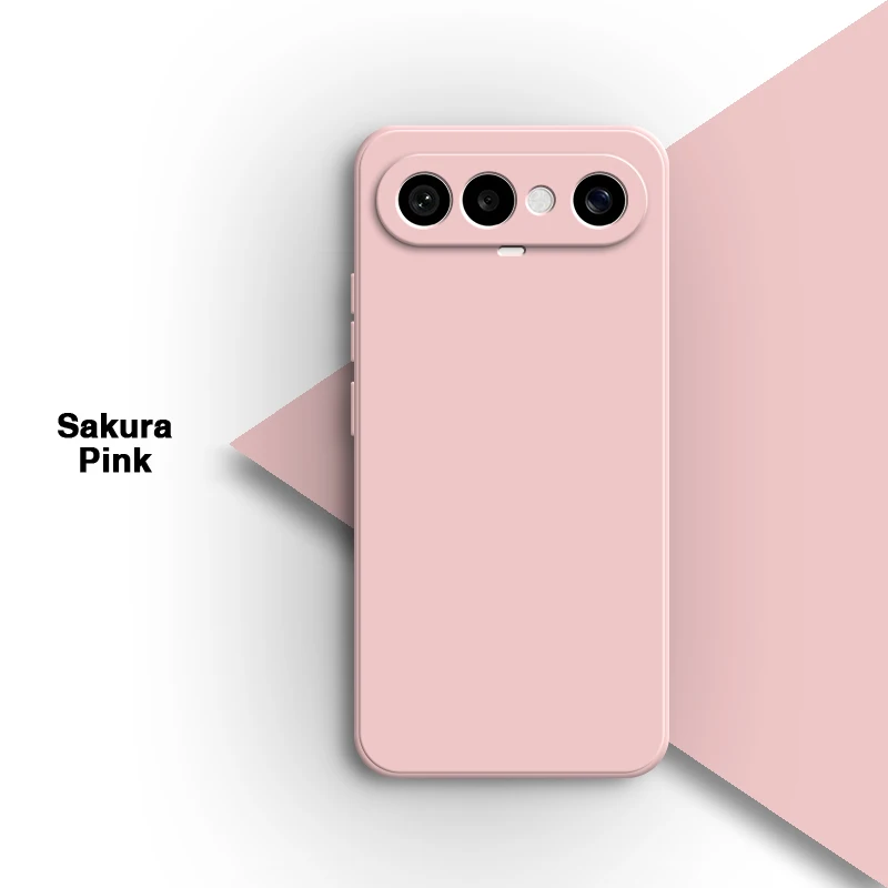 Premium Soft Silicone Phone Case with Internal Flocking and Square Design
