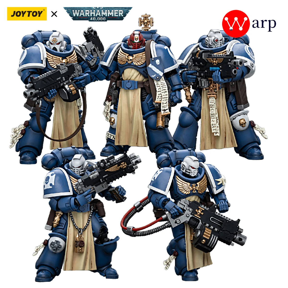 

[Pre-Order] JOYTOY Warhammer 40k 1/18 Action Figures 12cm Ultramarines Sternguard Veteran Anime Military Model Collection Gift