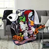 Cozy Nightmare Before Christmas Flannel Throw Blanket Ultra-Soft Warm Bed Office and Travel Machine Washable, Easy Care decorate 3