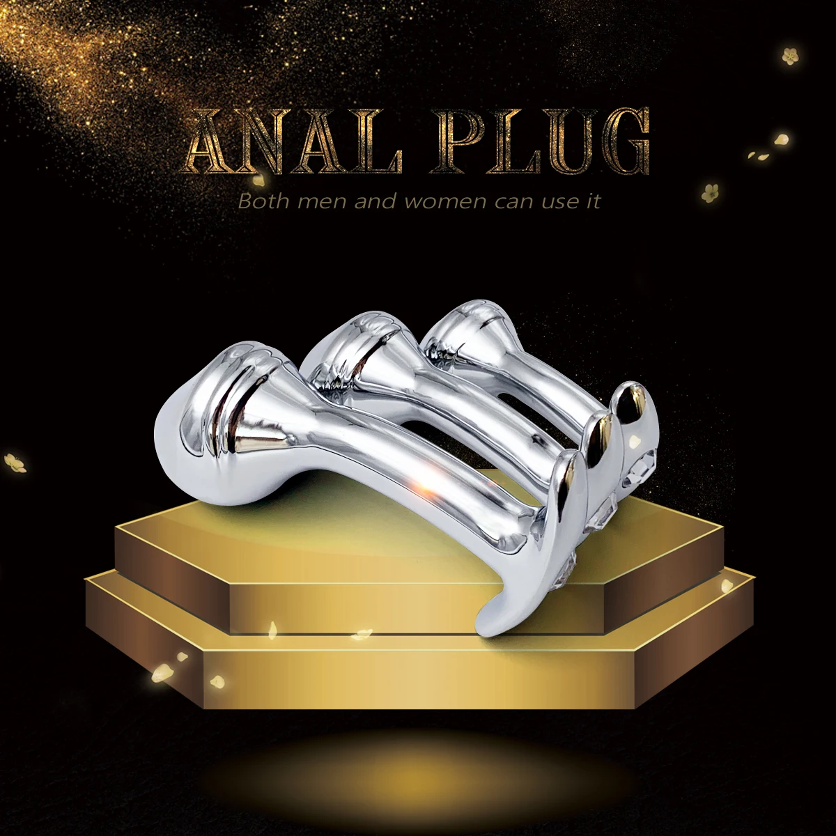 Metal Anal Plug With Gem Base Premium Discreet Butt Plug For Adults_voghion.com