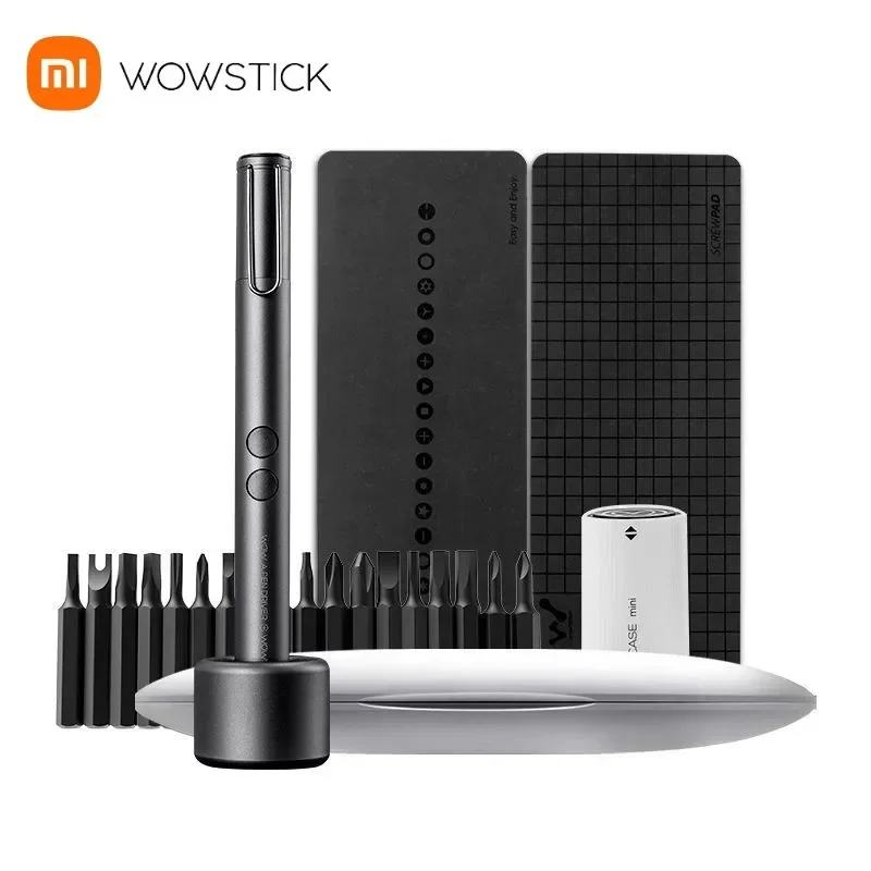 Миниатюрная электрическая отвертка Xiaomi WOWSTICK SD с 3 фонарями, USB-зарядка, портативный многофункциональный инструмент для ремонта и разборки