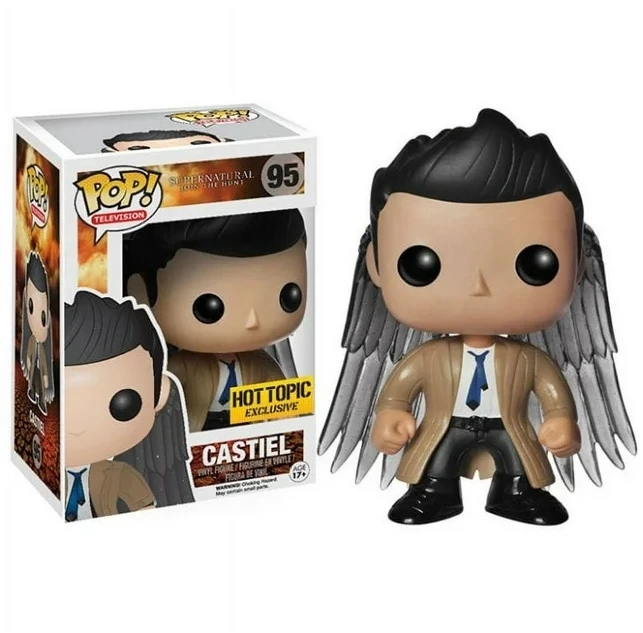 thumbnail image 1 of Figura de acción Funko Supernatural Join the Hunt Sam 93# Dean 94# Castiel 95# Crowley 200# Modelo POP Muñecas Juguetes para regalos de cumpleaños, 1 of 5