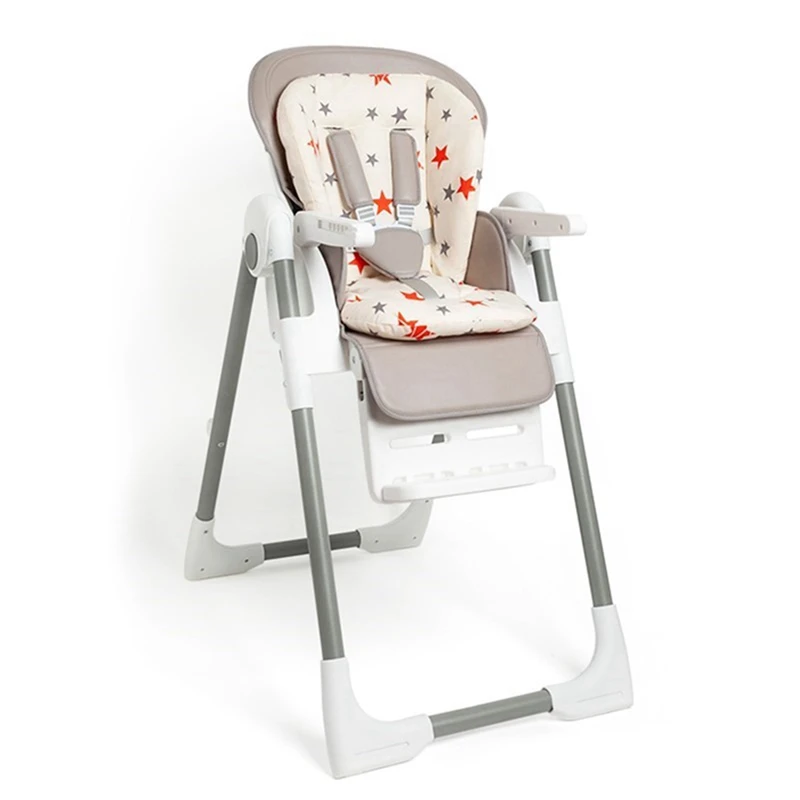 Baby High Chair Accessories Baby Stroller Seat Pad Universal Baby Stroller High Chair Seat Cushion Liner Mat Cotton Soft Feeding Chair Pad Cover