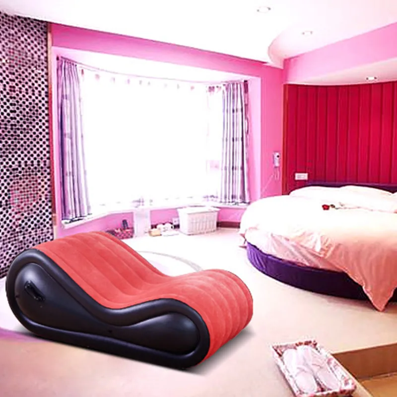 Sex Toys Sex Chair Bed Air Furnitures Sex Inflatable Aid Open BDSM Bondage Spreading Restraints Chair Sextoy Couples Deeper Position Aid Erotic Cushion