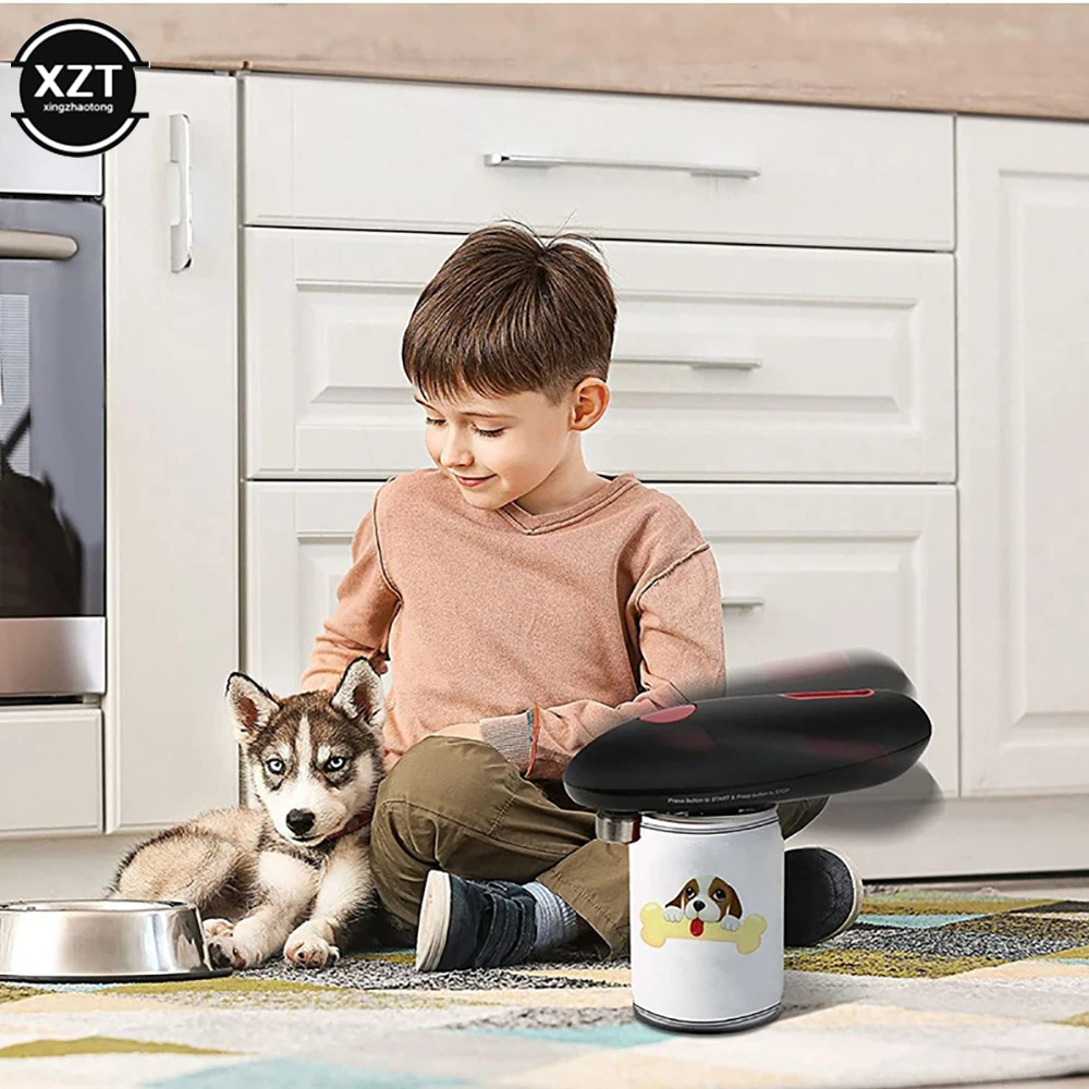 자동 항아리 따개 주석은 기계 터치 없음 날카로운 가장자리 전기 고전력 항아리 주석 따개 주방 가제는 오프너를 열 수 있습니다