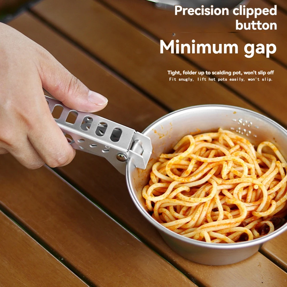 Kitchen Clip Outdoors Home Anti-hot Alloy Pot Clip Bowl Gripper Pot Food Clamp Anti-Scalding Accessories