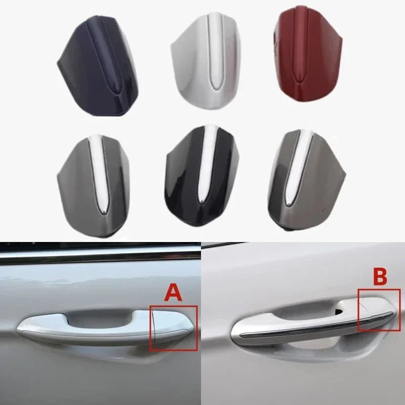 Maniglia della portiera dell'auto Tappo terminale Coperchio esterno della serratura Copertura del cilindro per Ford Mondeo MK5 2013-2019 Edge MK2 2018 2019 Taurus 2015-2020