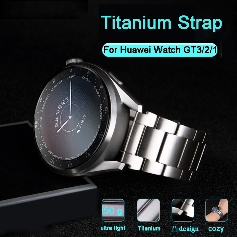 Huawei Watch Gt 3 Pro 46mm Titanium Watch Titanium Strap Huawei Watch