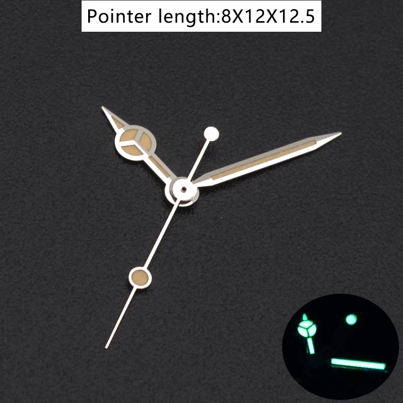 Skx Hand Watch Hand C3 Green Luminous Fit 7 S26 Nh36 Nh35 Movimento Per Skx007 Seiko 5 Srpd Srp Turtle Series Case Watch Dial Part