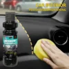 150ml Interior Scratch Repair Kit - Leather/Vinyl Polish, Gloss Restorer & Anti-Fade Protection for Car Dashboard 3