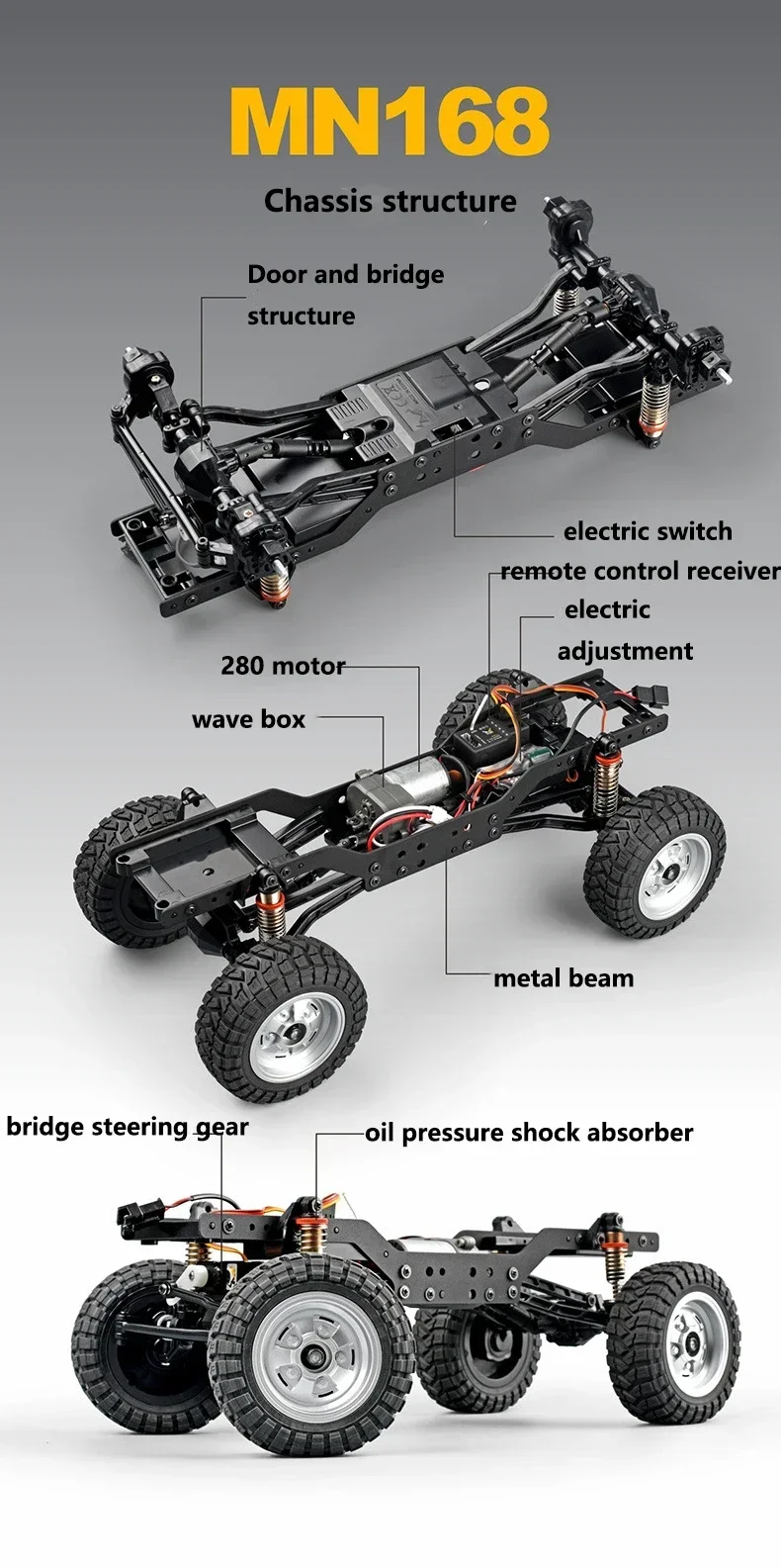 MN168 Land Rover Range Rover remote Control off-road vehicle