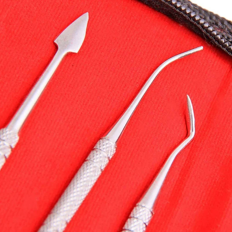 10 Pcs/Set  Plaster Knife Waxing Carving Lab Tools Teeth Whitening Stainless Steel Carving Instruments Kit foldable woodworking bench