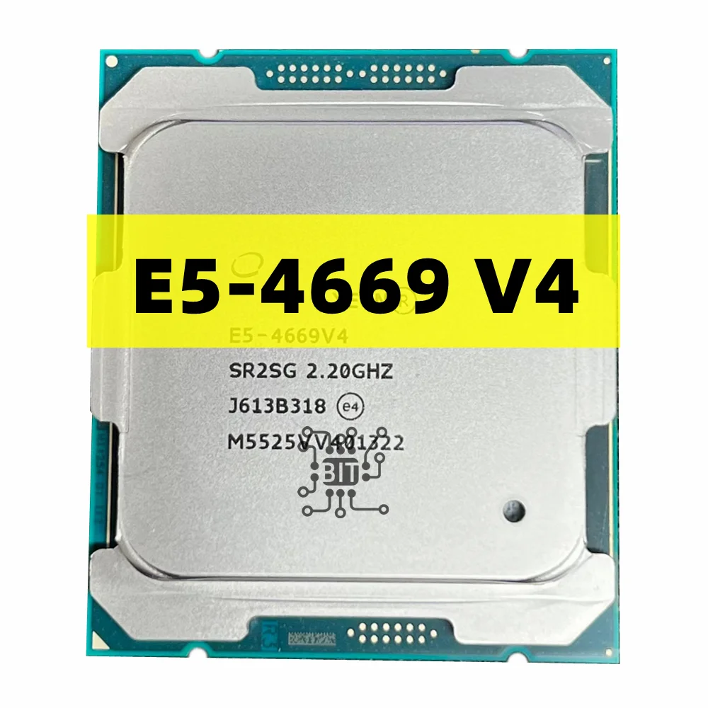 E5-4669v4 Original Xeon Qs Version E5 4669v4 2.20ghz 55m 22cores 14nm ...