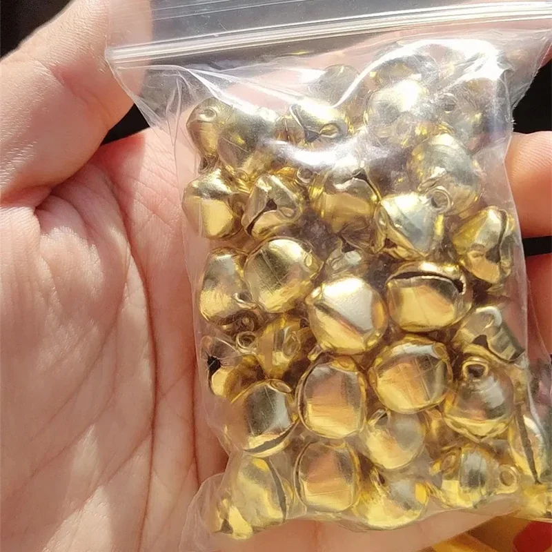 50-300 Stuks Campane Jingle Dorate Appendini In Ferro Opknoping Kerstboom Ornamenten Ornamenti Natalizi Festa Fai Da Te Ambachten Accessori