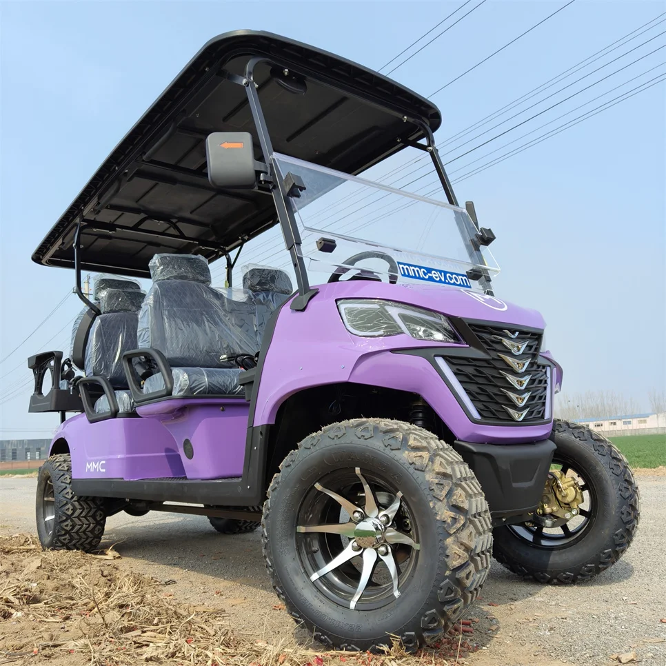 

Четырехместный электрический багги для гольфа с литиевой батареей на 72 в, сертификация CE