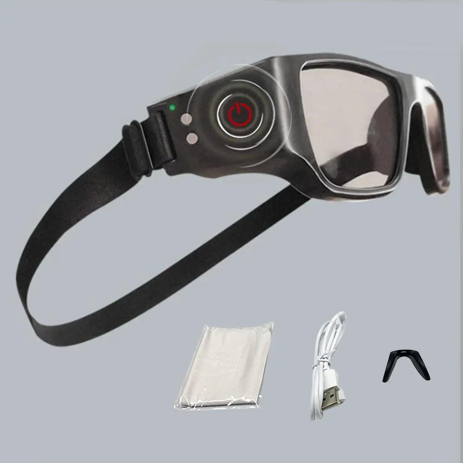 

Training Strobe Glasses Ball Handling Sports Black Heads up Dribbling Goggles for Running Basketball Soccer Boxing Teenagers