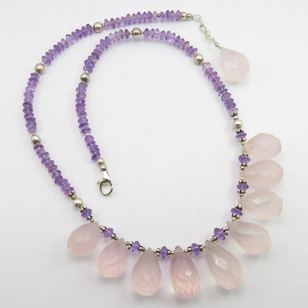 

Semi-precious Stone Beaded Necklace Bestseller Art Jewelry