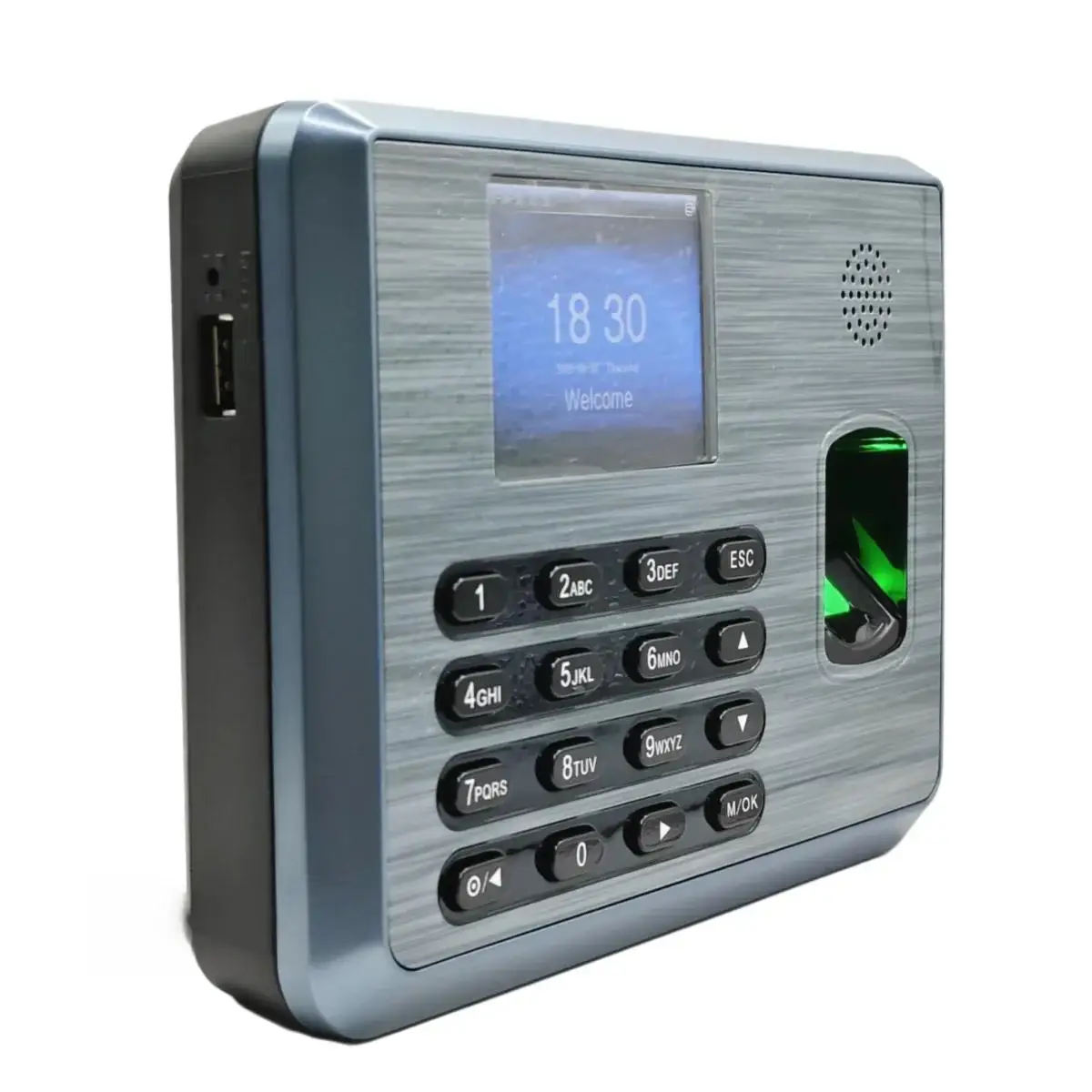 TX628 지문 인식 시간 기록 장치 2.8인치 컬러 스크린 TCP/IP USB 다운로드 시간 기록기