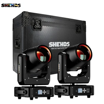 SHEHDS Flight Case With 2Pcs Mini Bulb Beam 230W 7R Moving Head Lighting For DJ Bar Concert Special Equipment 1