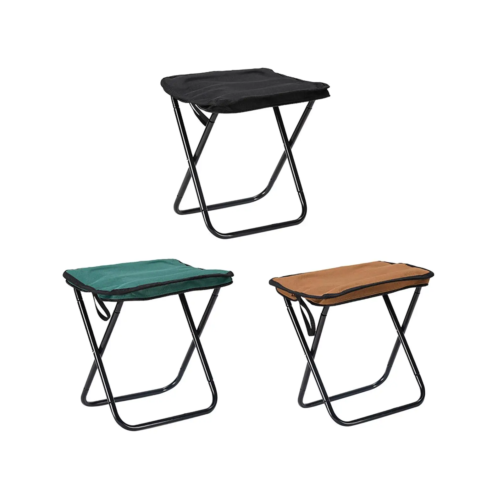 Camping Stool Seat Small Folding Chair Foldable Camping Chair Foot Rest Camp Stool Portable Folding Stool for Patio Gardening