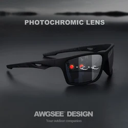 Vintage Polarized Shield Lens Sports Sunglasses - Unisex, Durable UV400 Protection, Wide Fit (2003 Photochromic)