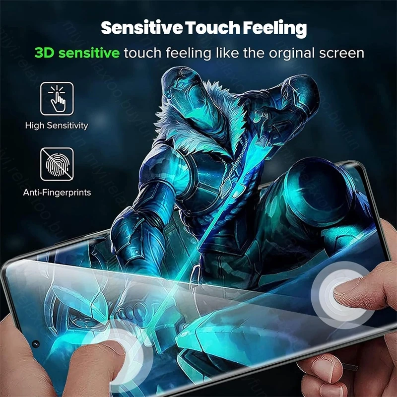 4-Pack 9D Curved Tempered Glass Screen Protector