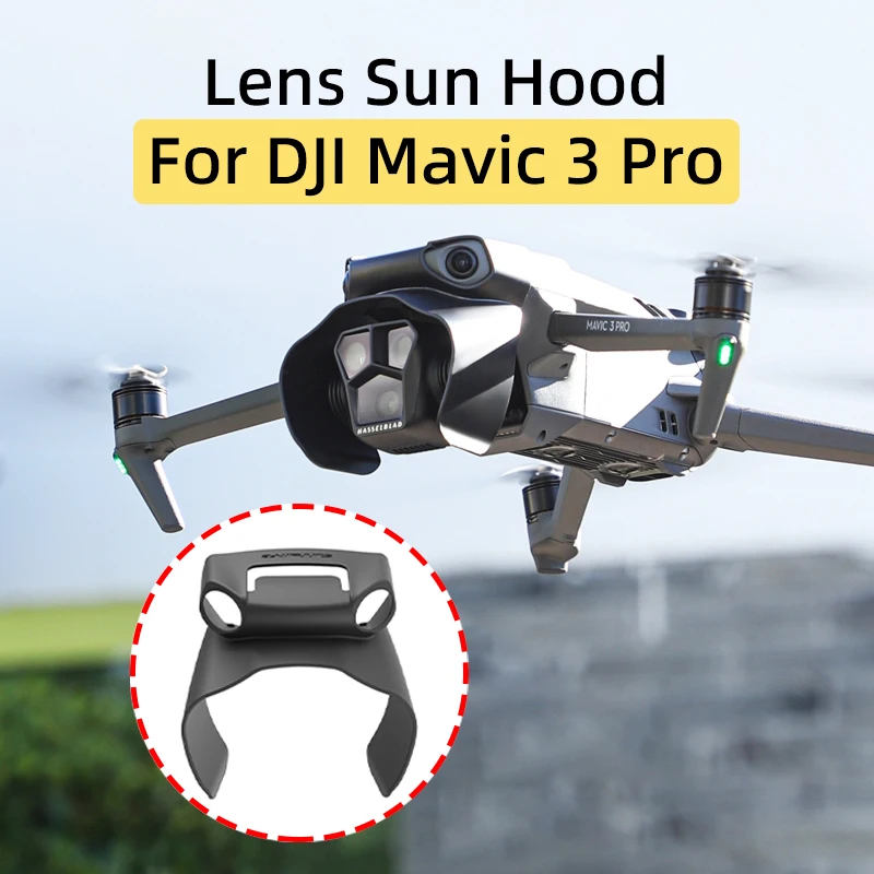 

For DJI Mavic 3 Pro Drone Gimbal Camera Lens Sun Hood Anti Glare Stray Light Sunshade Cover Cap Flight Photography Accessories