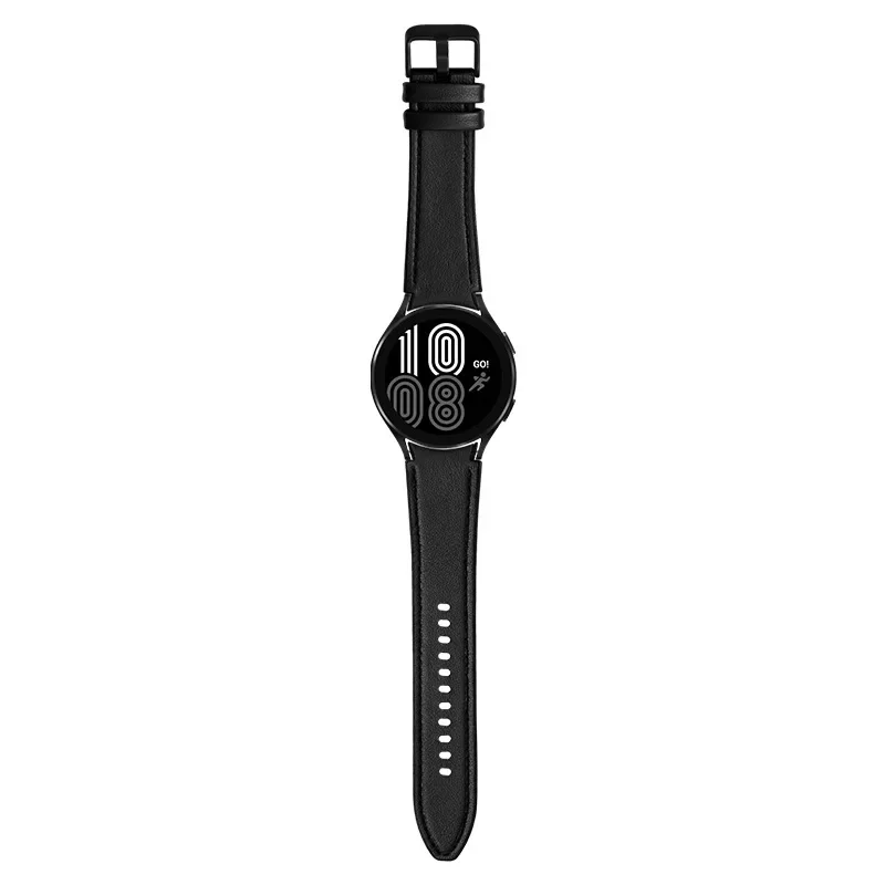 Premium No-Gap Leather & Silicone Strap