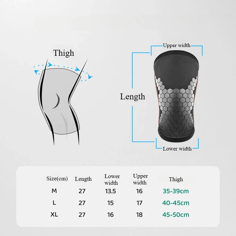 Premium 7mm Neoprene Knee Sleeve for Weightlifting and Crossfit Training