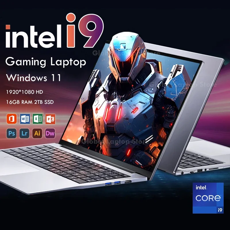 Gaming Laptop Portable Notebook Windows 11 Pro 14.1 inch Gaming Computer PC Gamer Intel Core i9 8950HK Laptops i9 5-year warranty