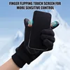 Winter Thickened Fleece Gloves Finger Flap Clickable Screen Glove Men Women Outdoors Skiing Cycling Motorcycle Sports Mittens 6