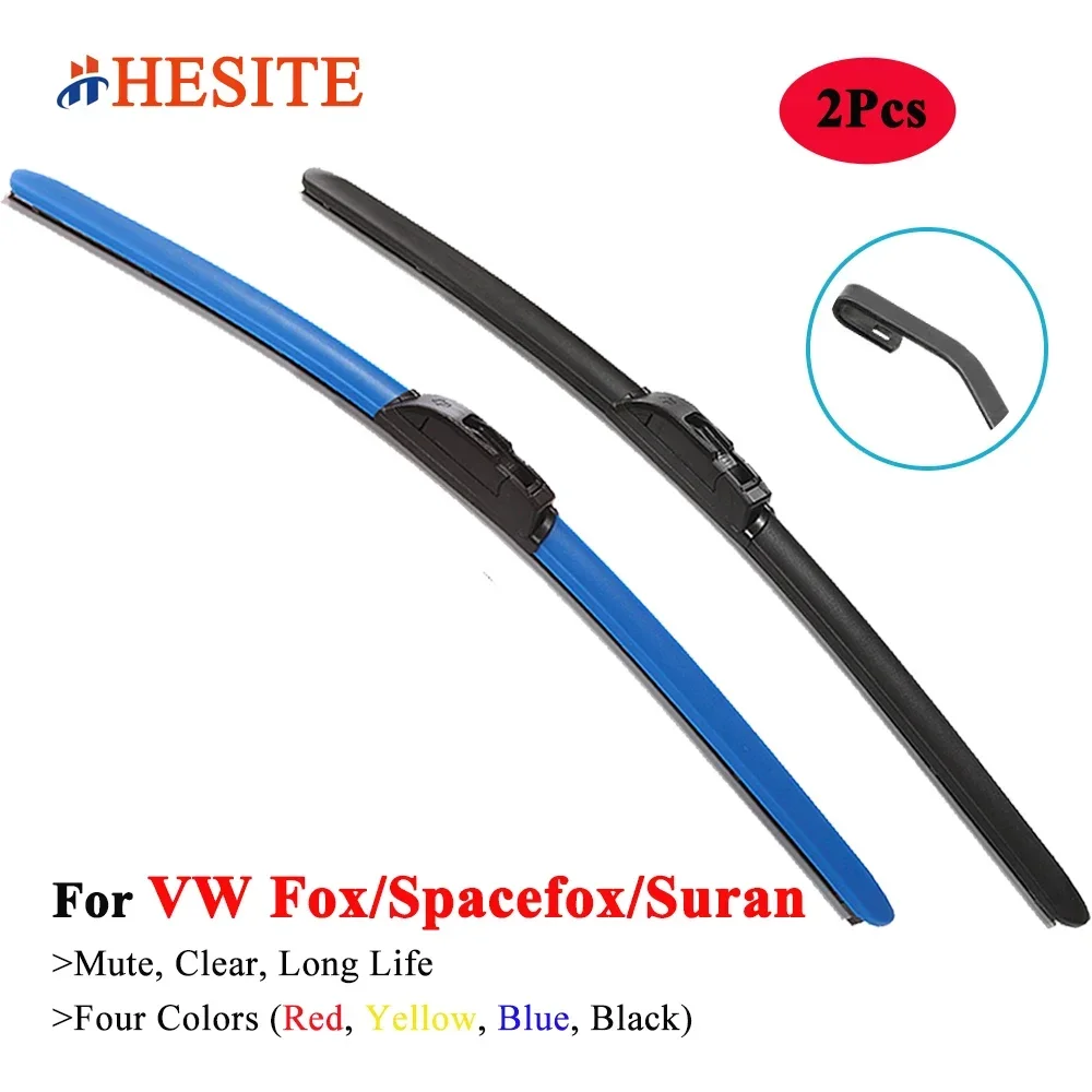 

HESITE Colorful Wiper Blades For VW Volkswagen Fox Spacefox Suran Spacecross 5Z1 5Z2 5Z3 5Z4 5Z5 5Z6 5Z7 5Z9 MPV 2003 2012 2018