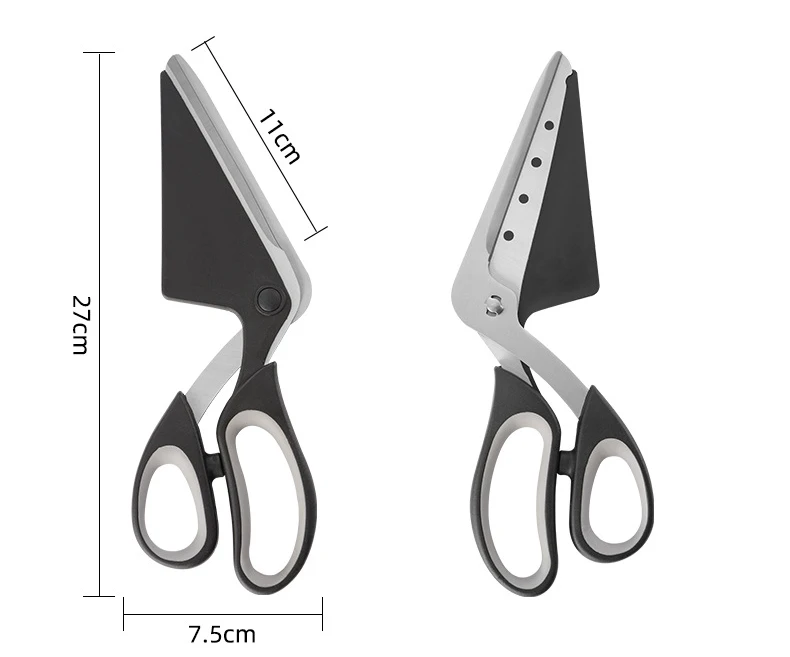 Asdirne Ciseaux à Pizza, Coupe Pizza Avec Pelle, Lame Tranchante En Acier Inoxydable De Qualité
