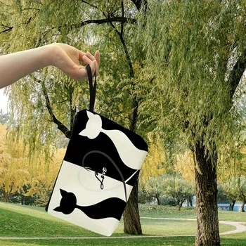 حقيبة مستحضرات التجميل بتصميم قلب القطة، حقيبة مكياج من البوليستر للتخزين، حقيبة مكياج بسحاب للسفر والاستخدام اليومي، هدية مثالية للنساء 6