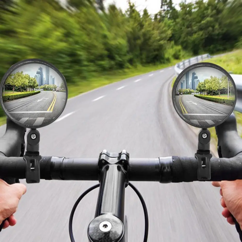 DOMEN Fahrrad-Rückspiegel Radfahren 360° ° Drehen Sie Weitwinkelspiegel Rennrad Lenker Rückspiegel Fahrradzubehör – Detail 15