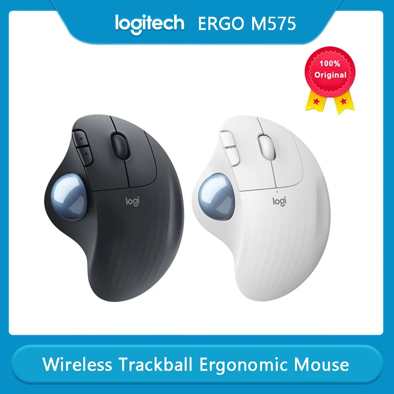 

Мышь Logitech ERGO M575 беспроводная эргономичная, 2,4 ГГц, 5 кнопок