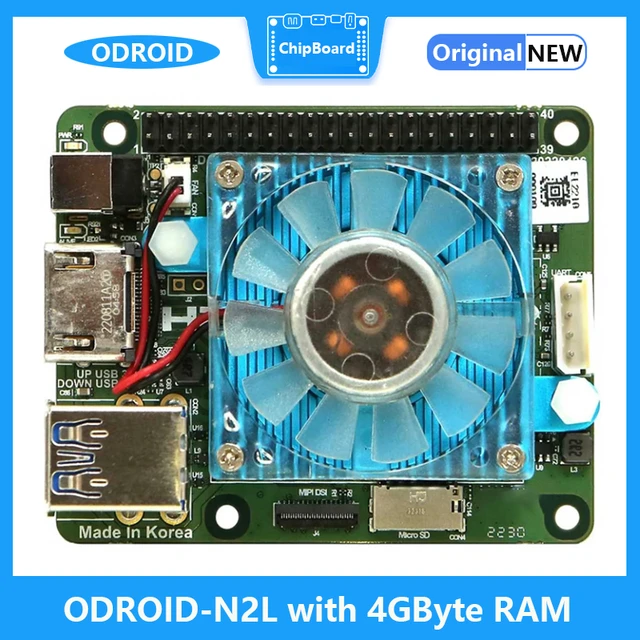 HardKernel ODroid-XU4 Single Board Computer + Active Cooling Fan