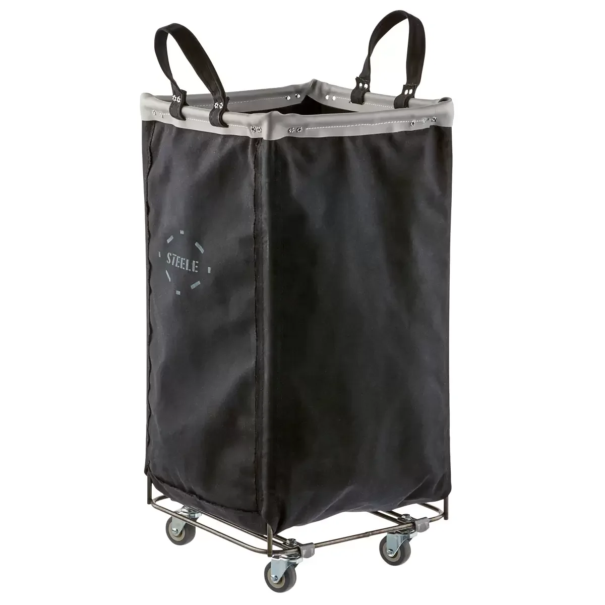 

Steele Canvas Squared Steele Canvas Sorting Hamper Black/Grey laundry basket