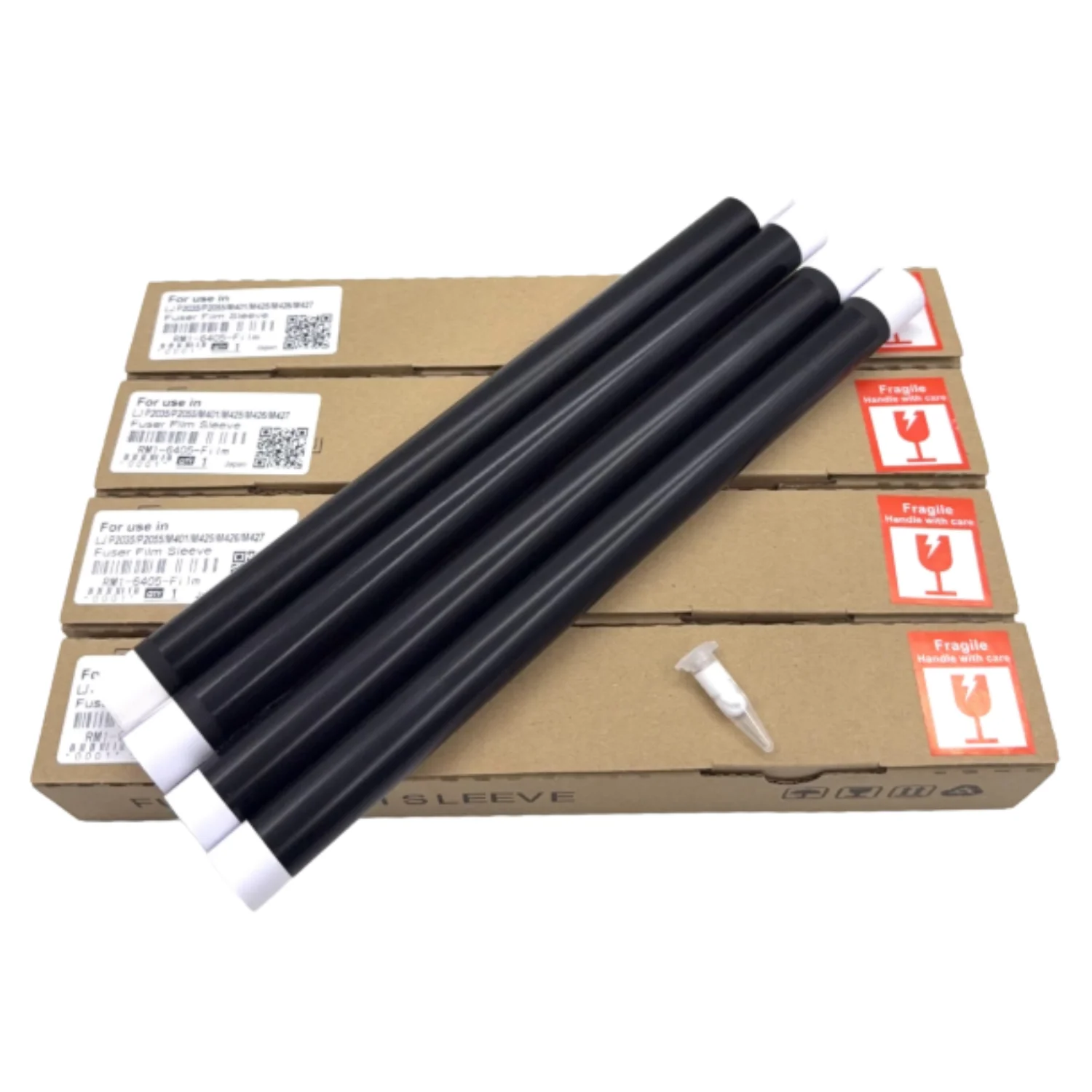 HP M402 M403 M426dw/dn/fdn/fdw M427dw/dn/fdn/fdw 레이저 프린터 교체 부품용 새 4PCS 퓨저 가열 필름