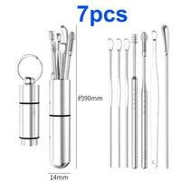 Various Ear Wax Remover Ear Cleaning Kit Ear Pick Earpick Ear Cleaner Spoon Care Ear Clean Tool for Baby Adults Ear Care Set 1