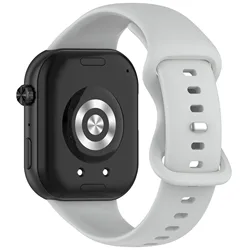 Sport Soft Silicone Wrist Strap for Smart Watch Bracelet Accessories (Grey)