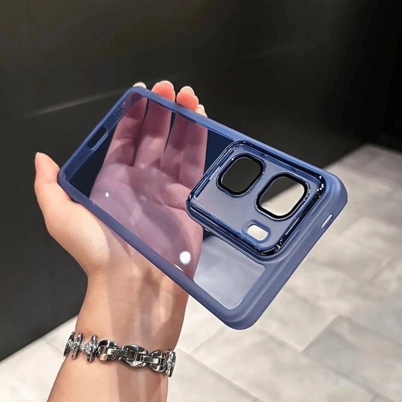 Transparent TPU Soft Silicone Shockproof Bumper Case with Camera Protection